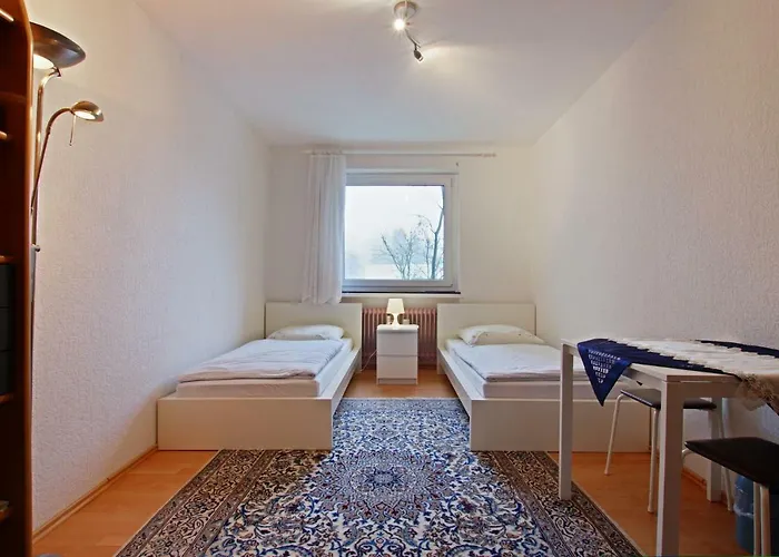 Rum i privatbostad Private Near Exhibition Center Hannover